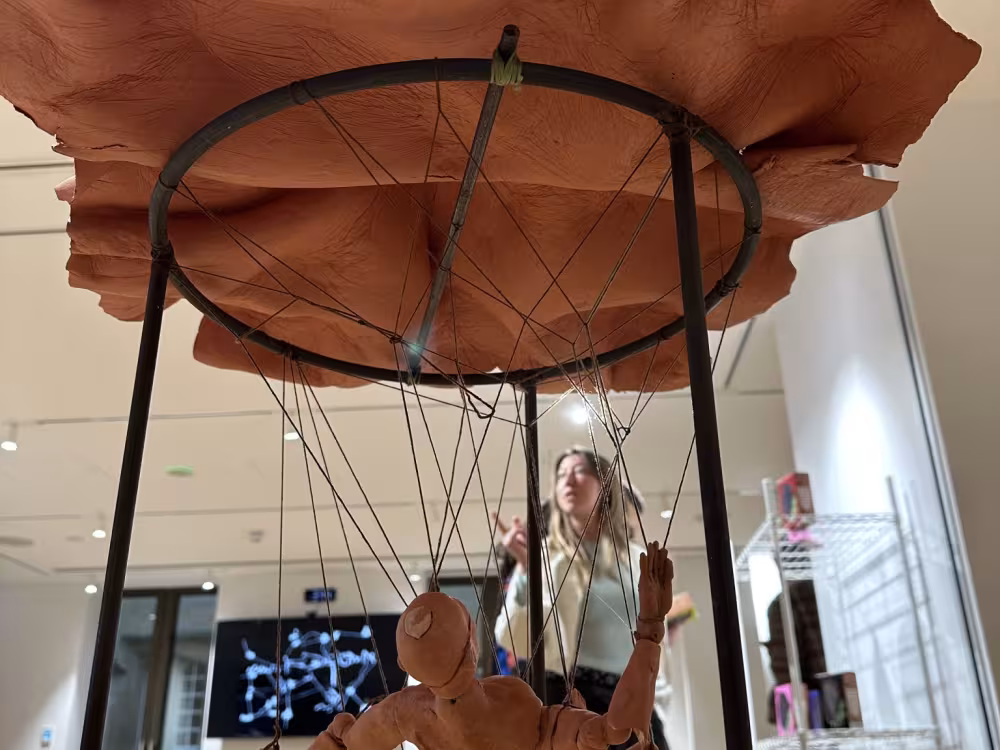 Artwork made of clay