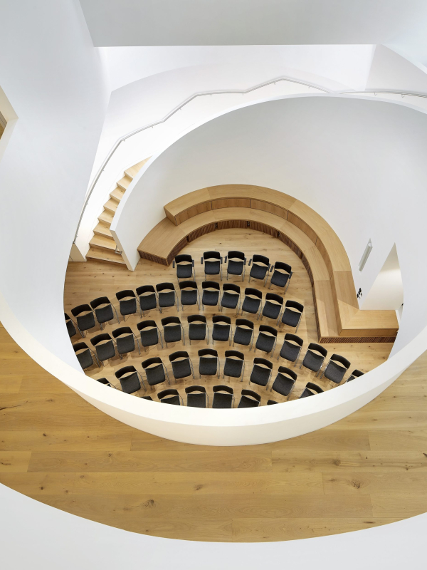 aerial view of the digital hub forum